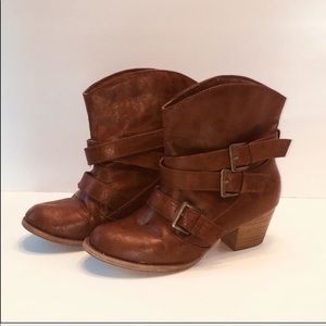 Darling Strappy mid calf boots